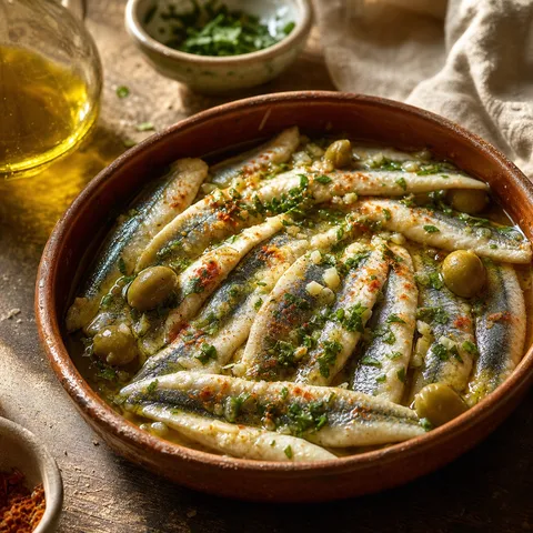 Boquerones en Vinagre — Spanish recipe