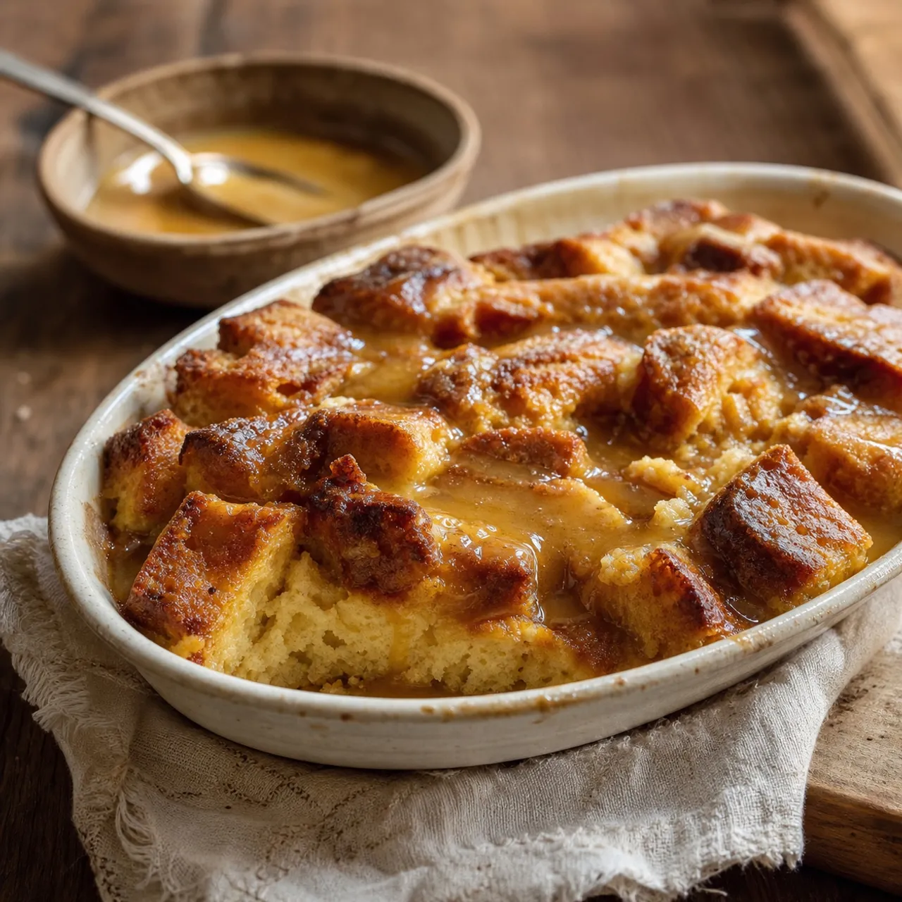 Bread Pudding with Bourbon Sauce — Southern Soul Food recipe