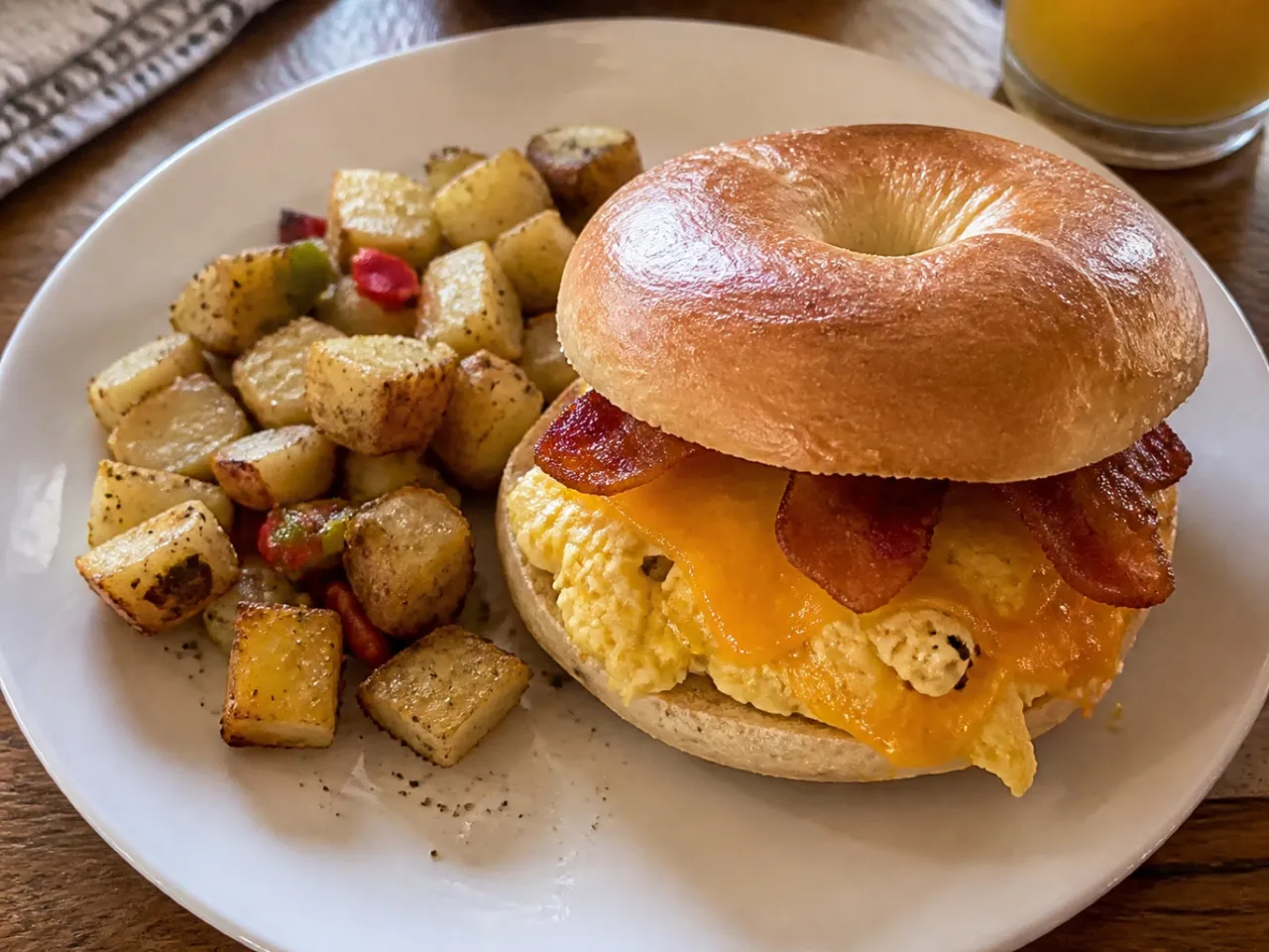 Breakfast Sandwich — served