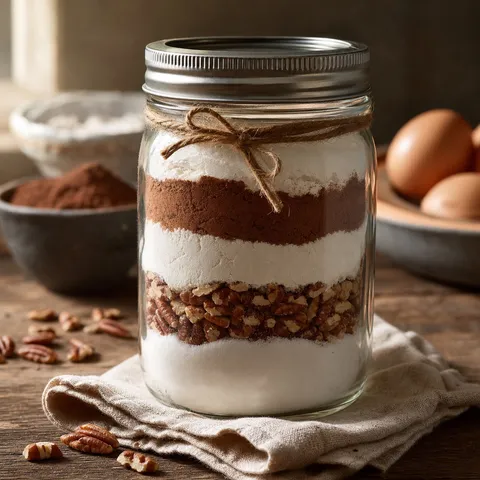 Brownies in a Jar — Desserts recipe
