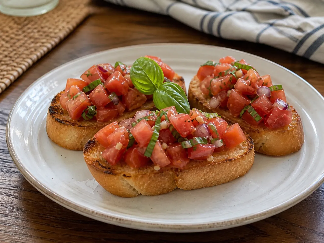 Bruschetta — served
