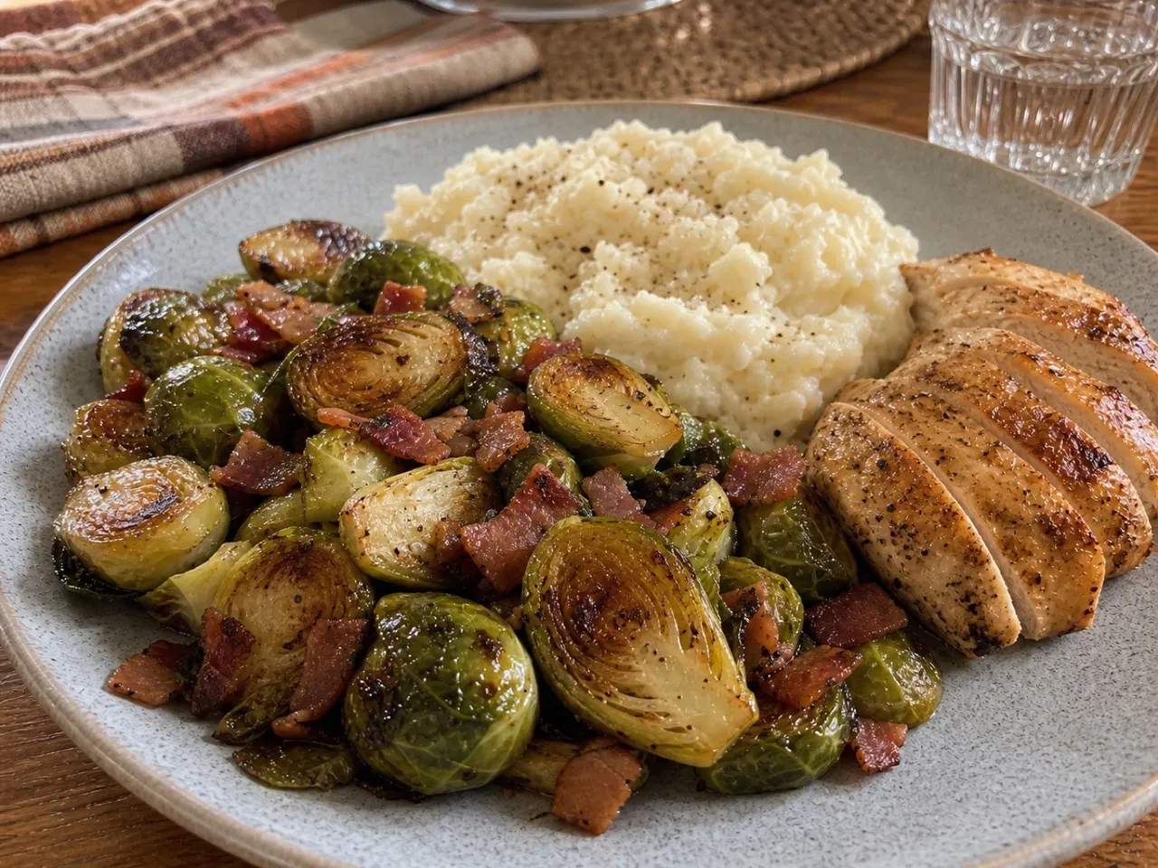 Brussels Sprouts — served