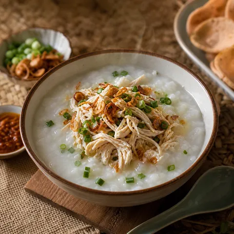 Bubur Ayam — Indonesian & Malaysian recipe