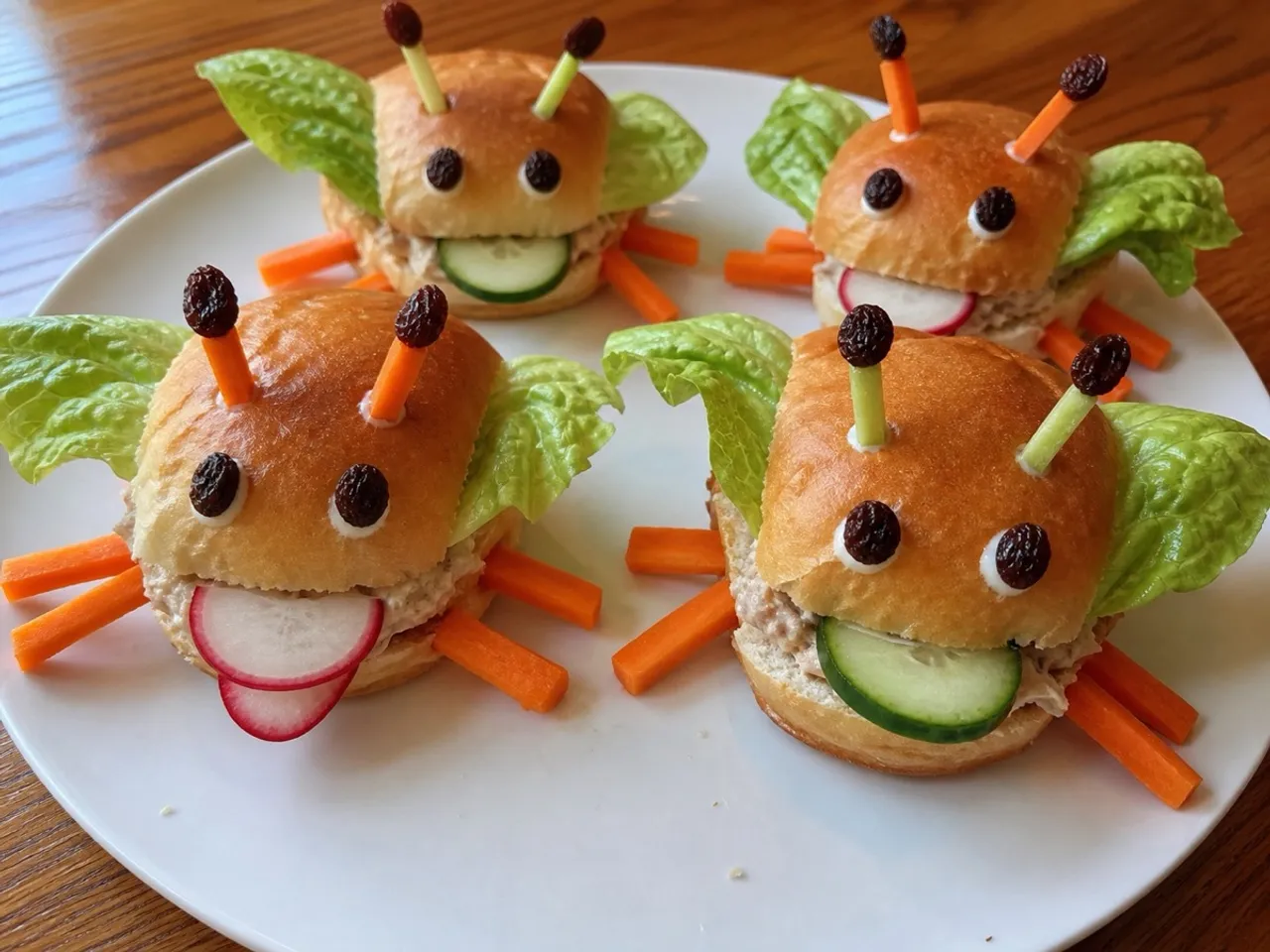 Bugwiches — served