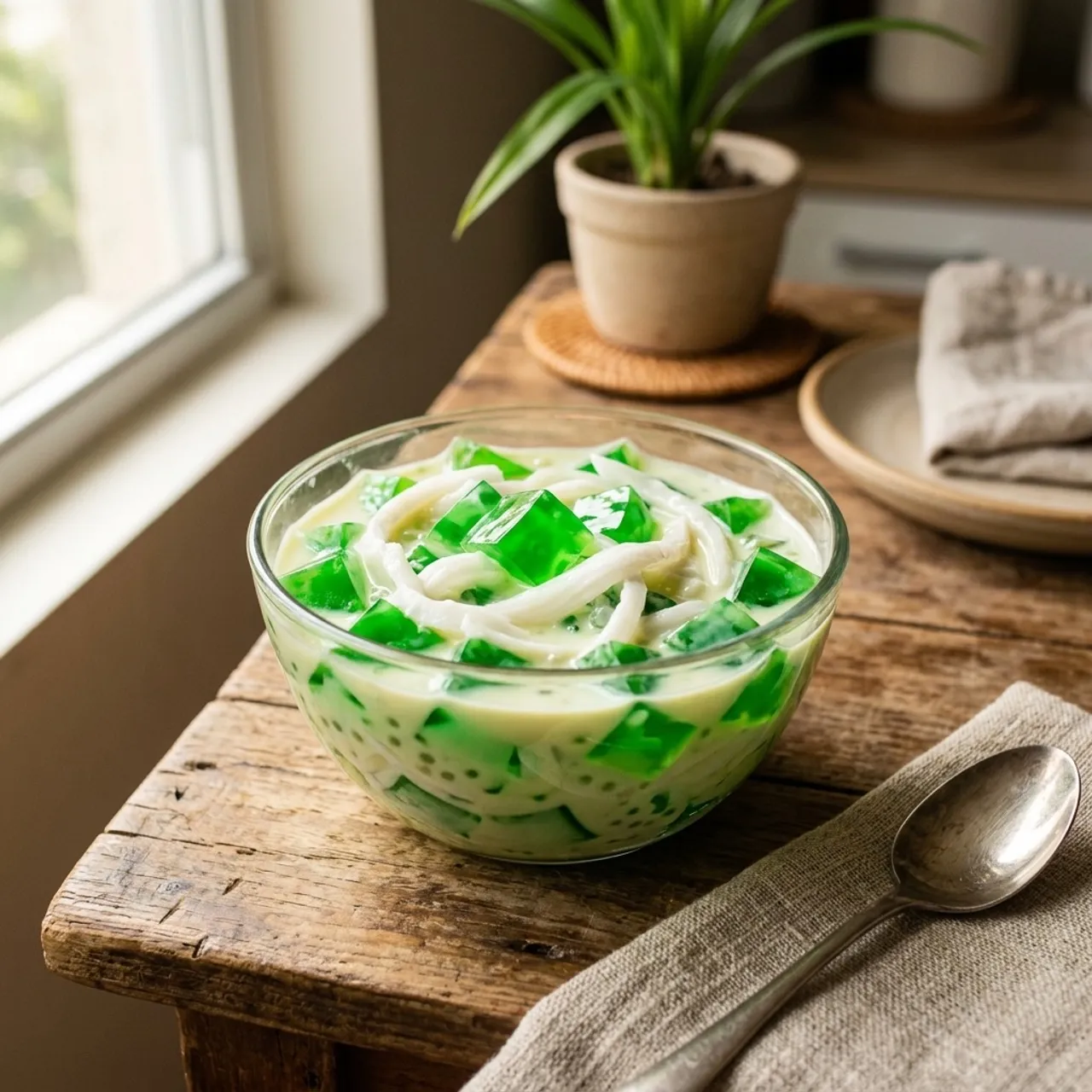 Buko Pandan — Filipino recipe