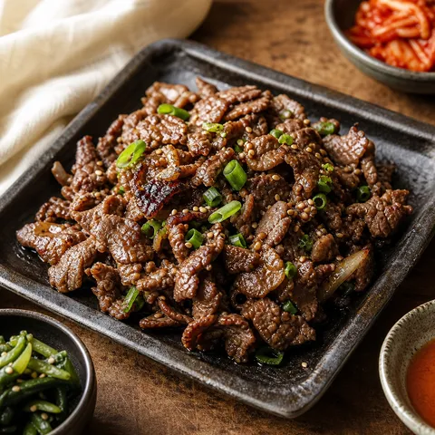 Bulgogi (Marinated Beef BBQ) — Korean recipe