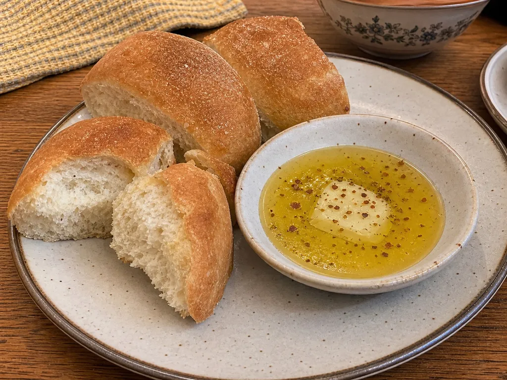Butter Dips — plated and served