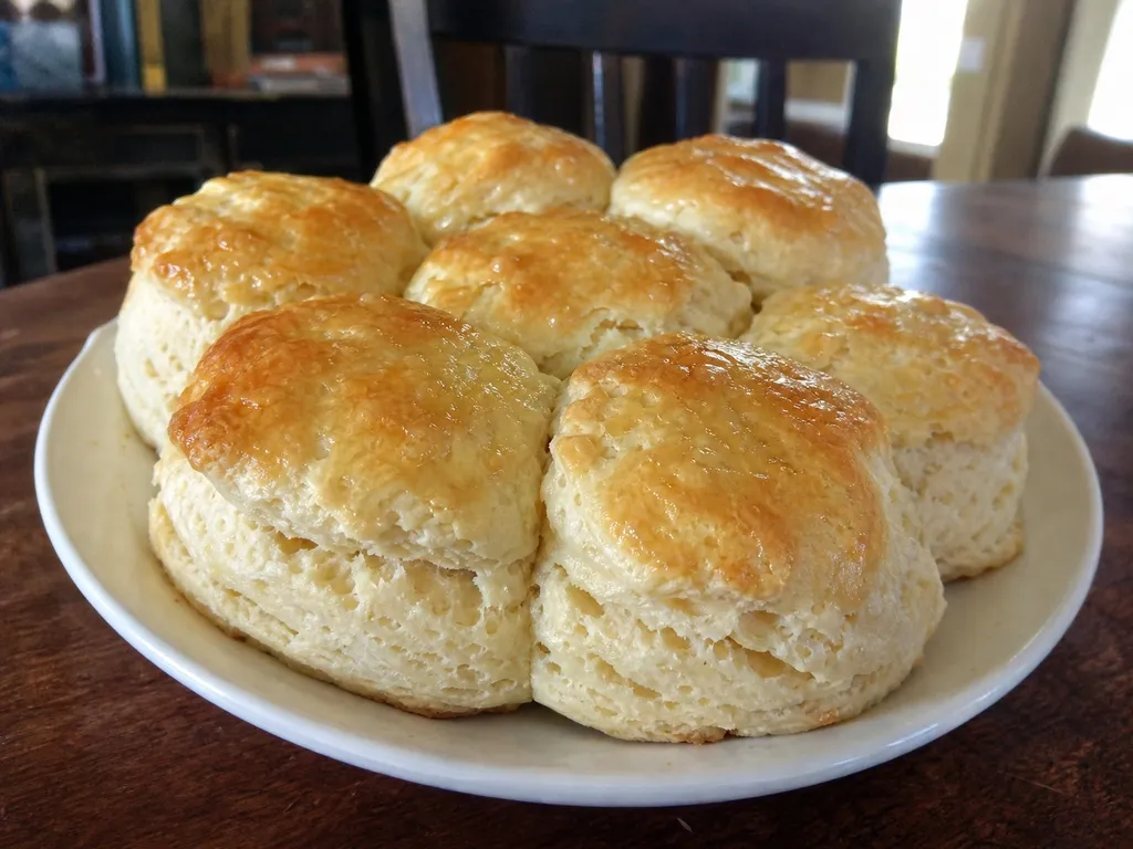 Buttermilk Biscuits — plated and served