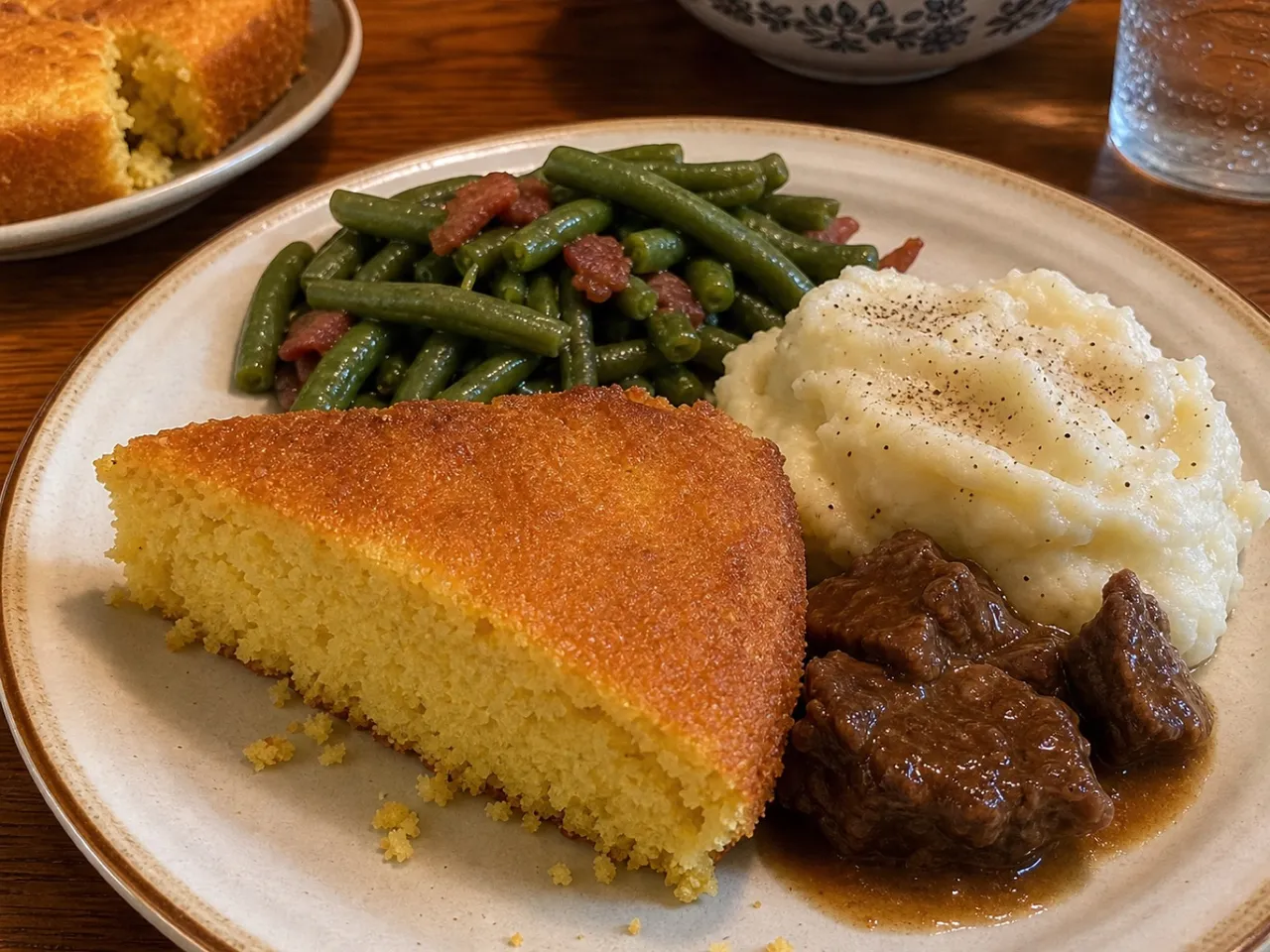 Buttermilk Cornbread — served