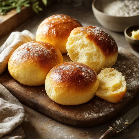 Buttery Brioche Buns — Breads recipe