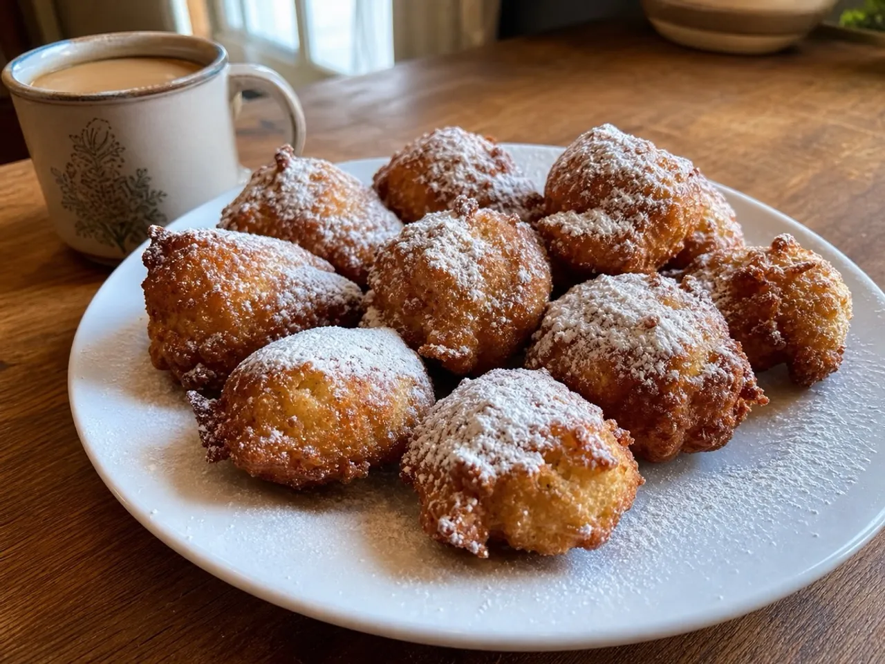 Calas — served