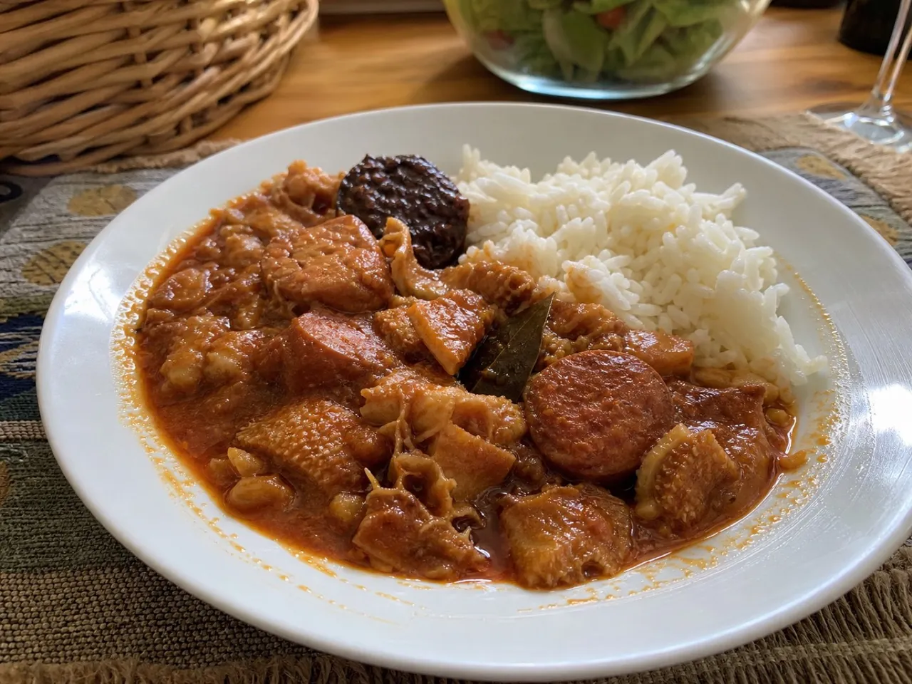 Callos a la Madrileña — served