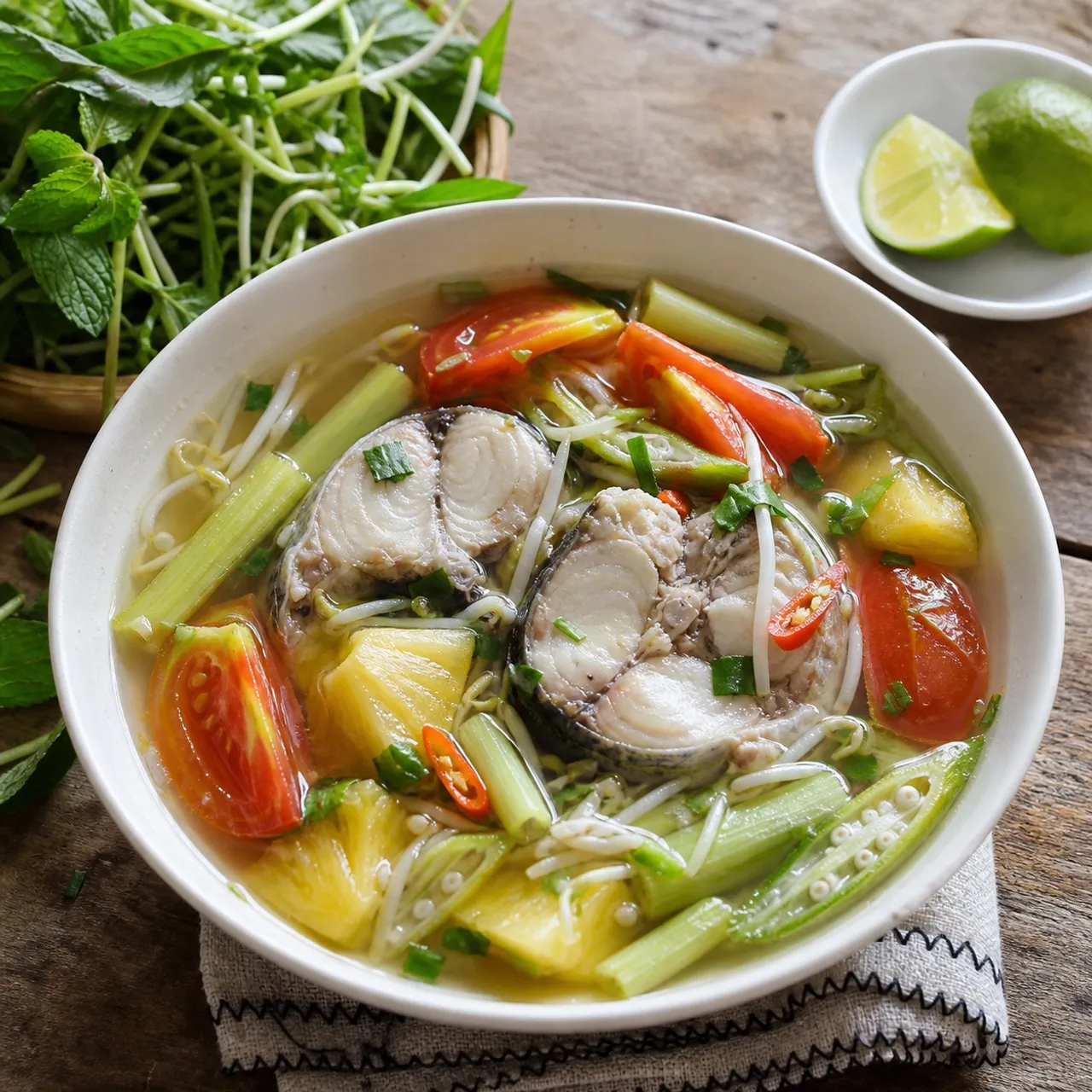 Canh Chua (Vietnamese Sour Soup) — Vietnamese recipe