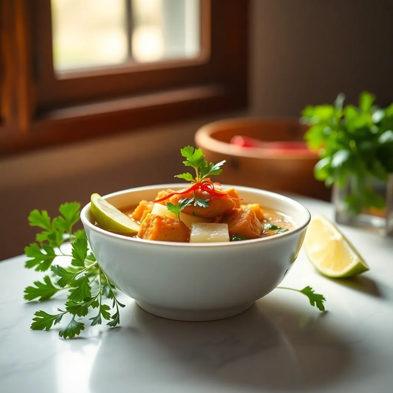 Canh Khổ Qua Nhồi Thịt (Stuffed Bitter Melon Soup) — Vietnamese recipe