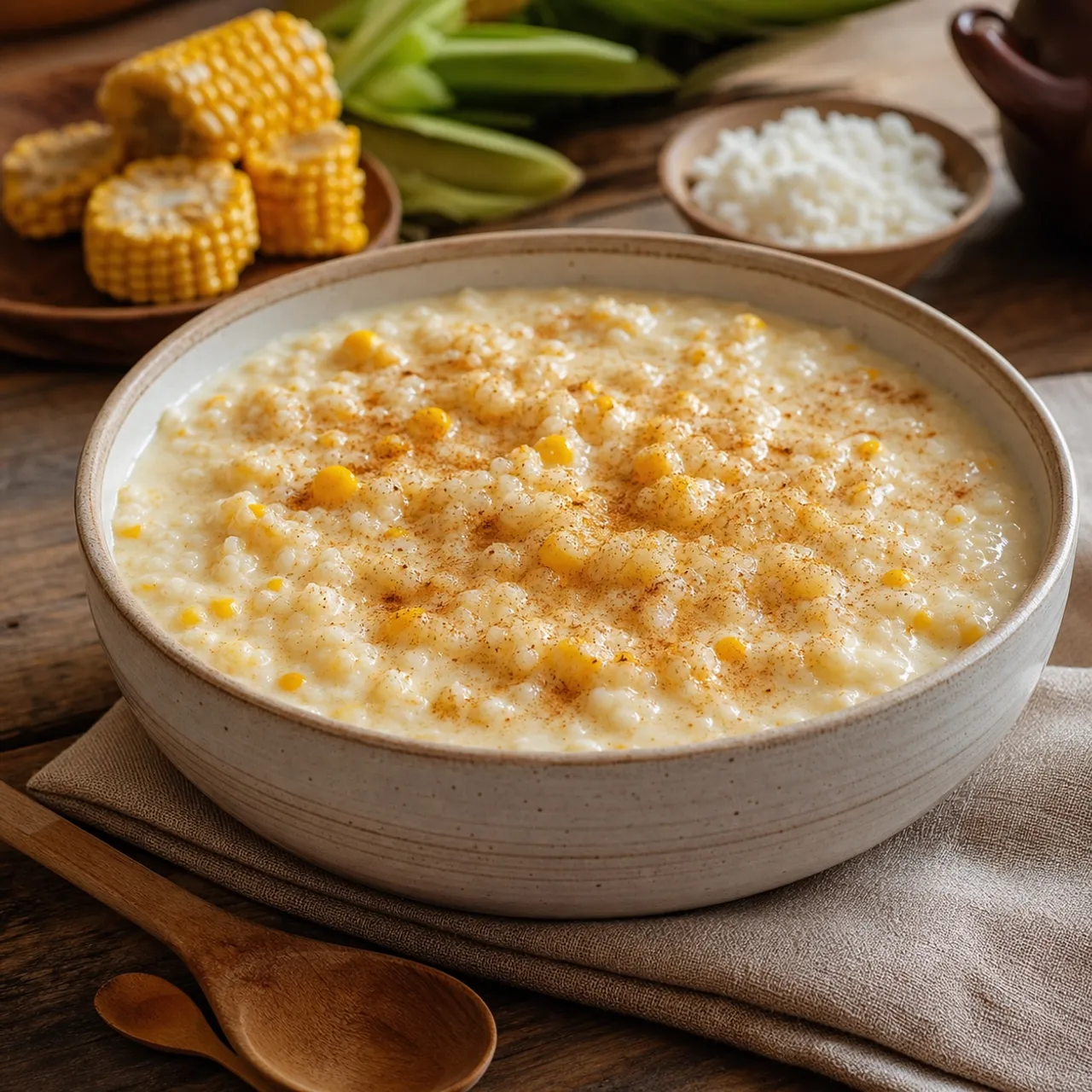 Canjica (Sweet Corn and Coconut Pudding) — Brazilian recipe