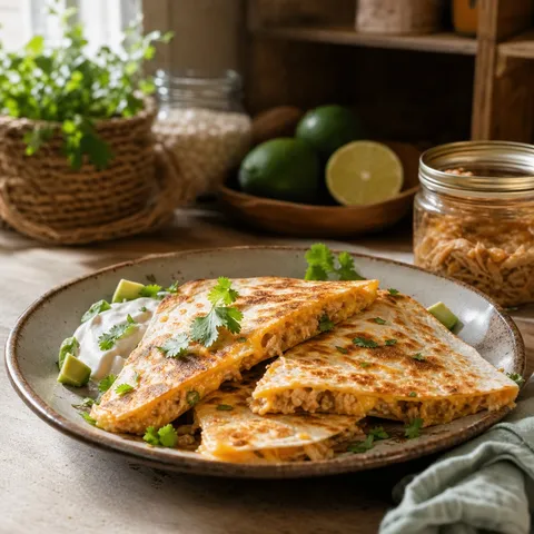 Canned Chicken Quesadilla — Pantry & Instant recipe