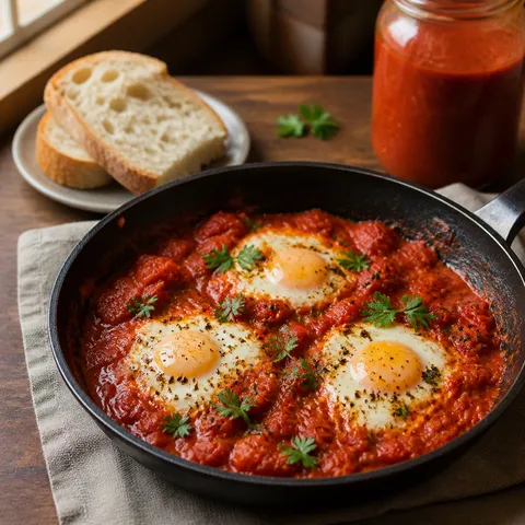 Canned Tomato Shakshuka — Pantry & Instant recipe