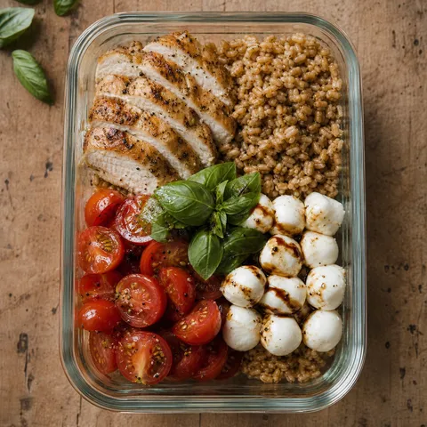 Caprese Chicken Bowls — Meal Prep recipe