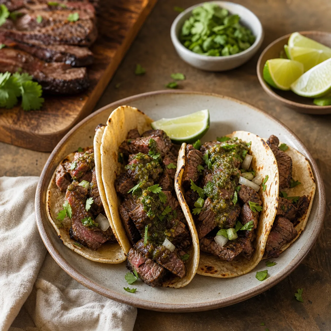 Carne Asada Tacos — Meat & Pork recipe