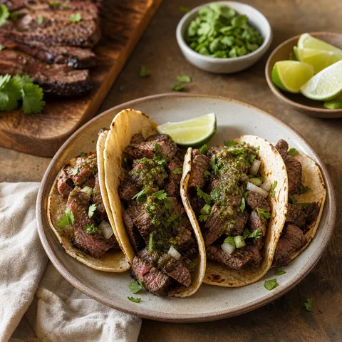 Carne Asada Tacos — Meat & Pork recipe