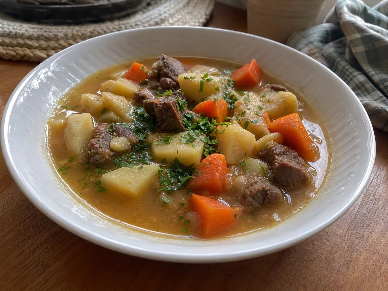 Cawl — served