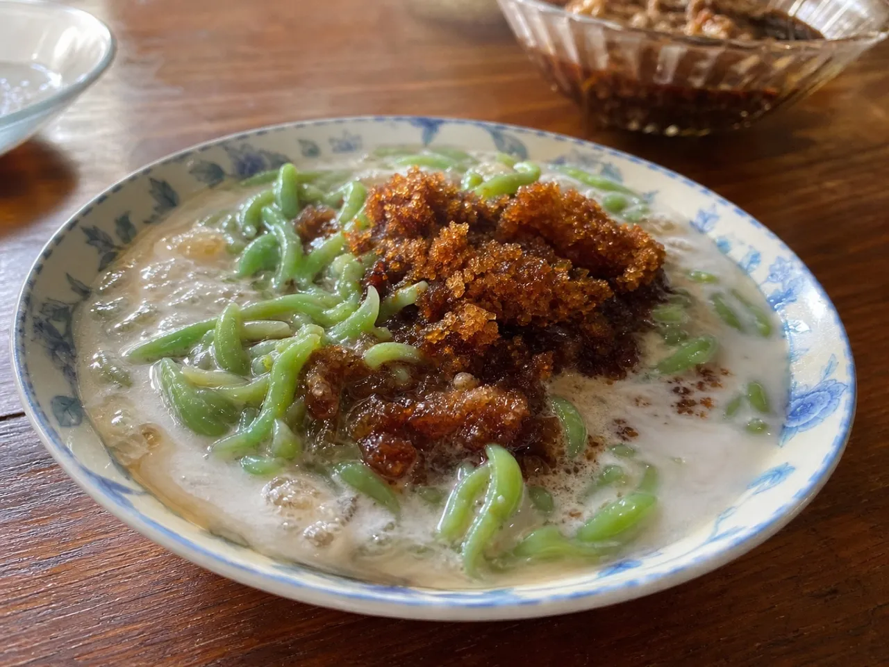 Cendol — served