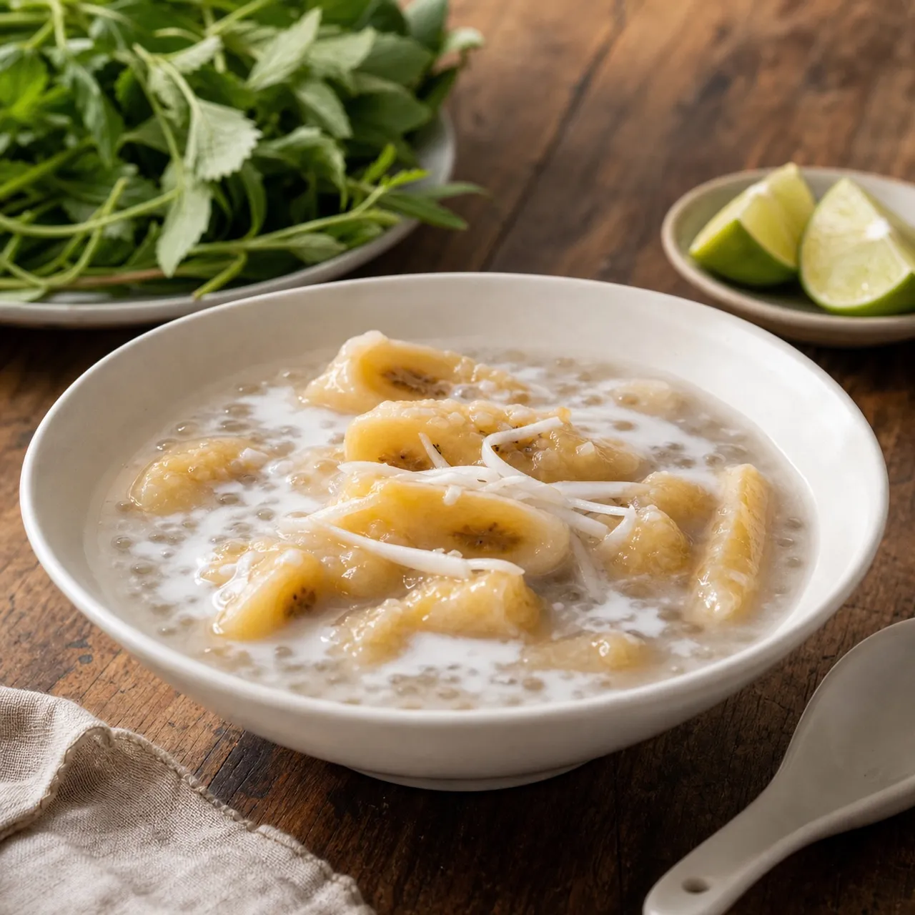 Chè Chuối (Banana, Coconut and Tapioca Dessert) — Vietnamese recipe