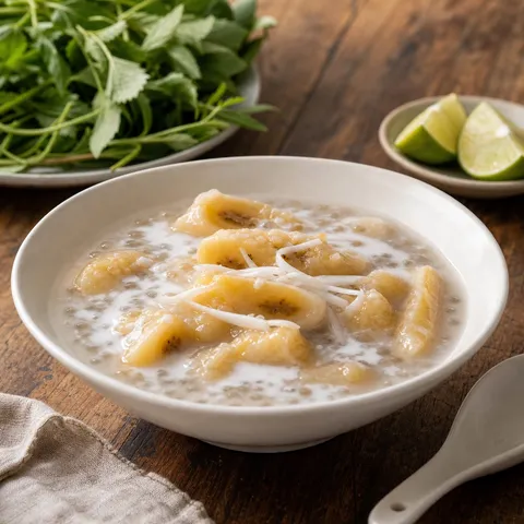 Chè Chuối (Banana, Coconut and Tapioca Dessert) — Vietnamese recipe