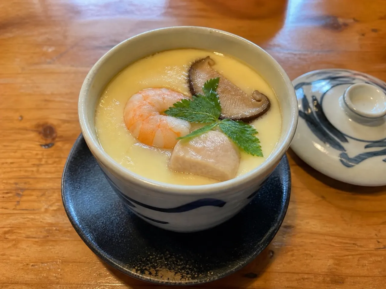 Chawanmushi — served