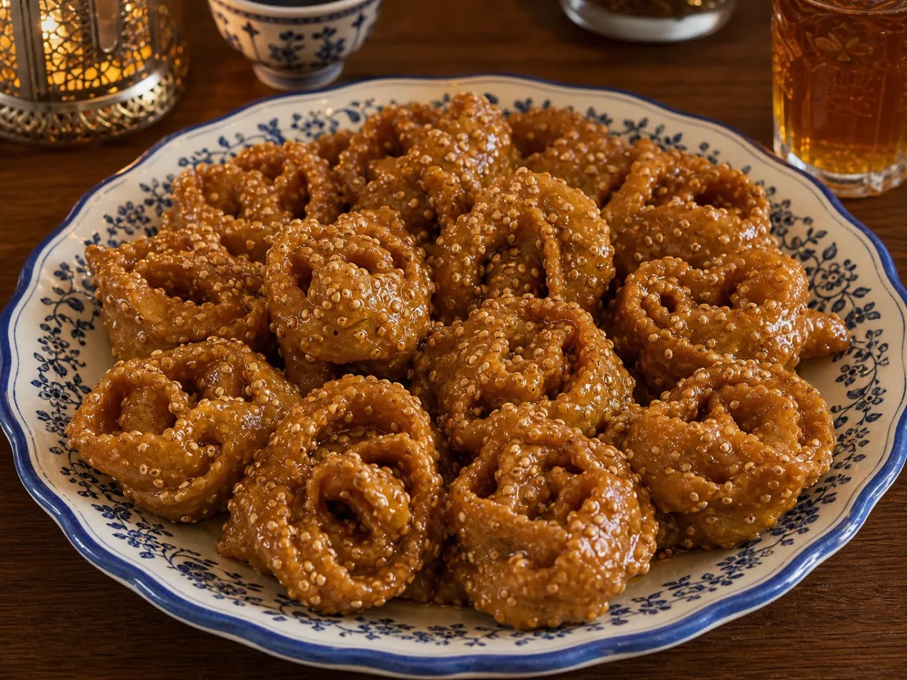 Chebakia — served