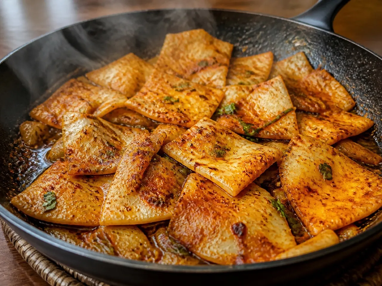 Chechebsa — served