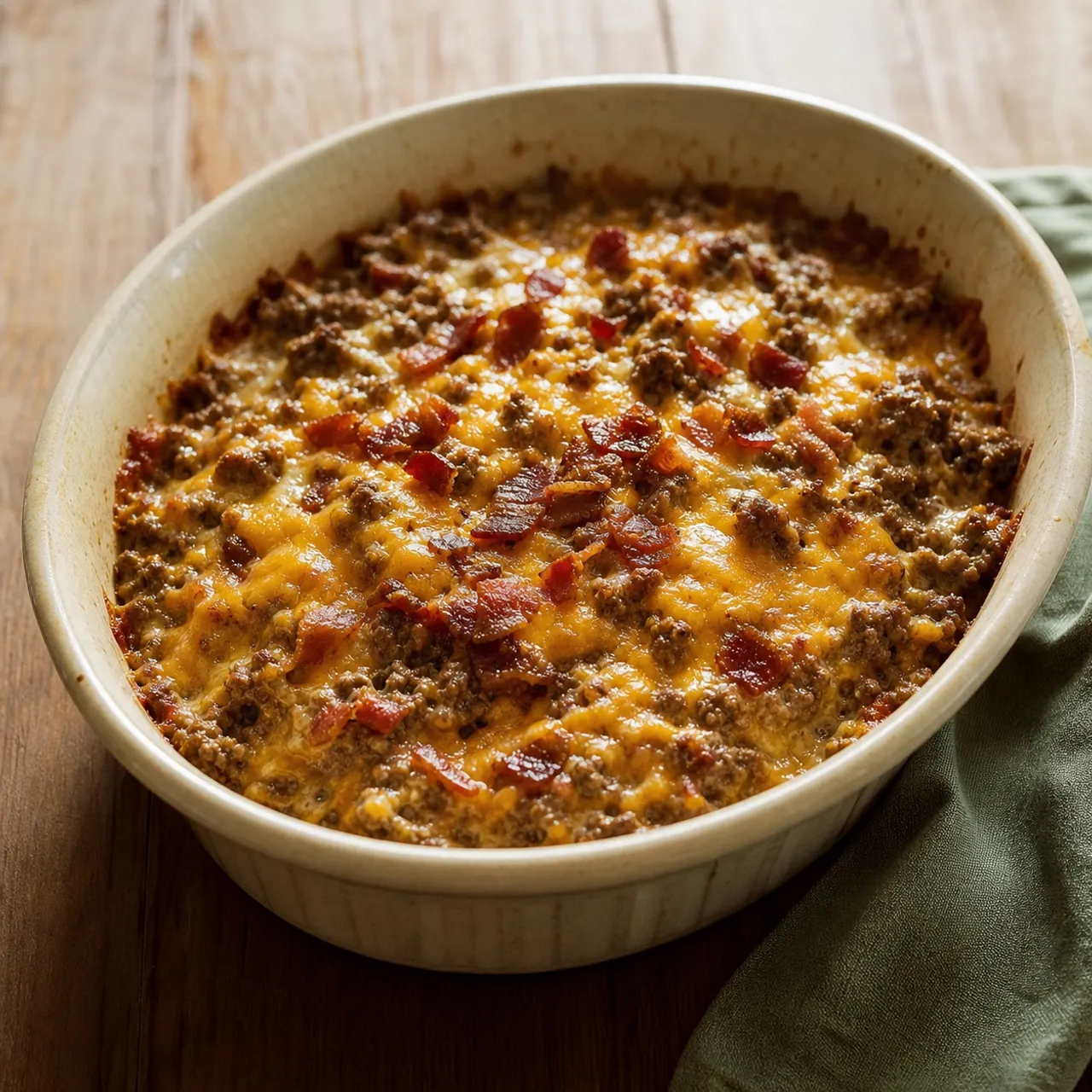 Cheeseburger Casserole — Keto recipe
