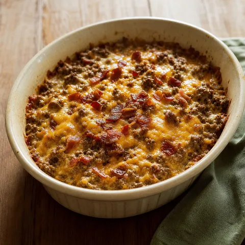Cheeseburger Casserole — Keto recipe