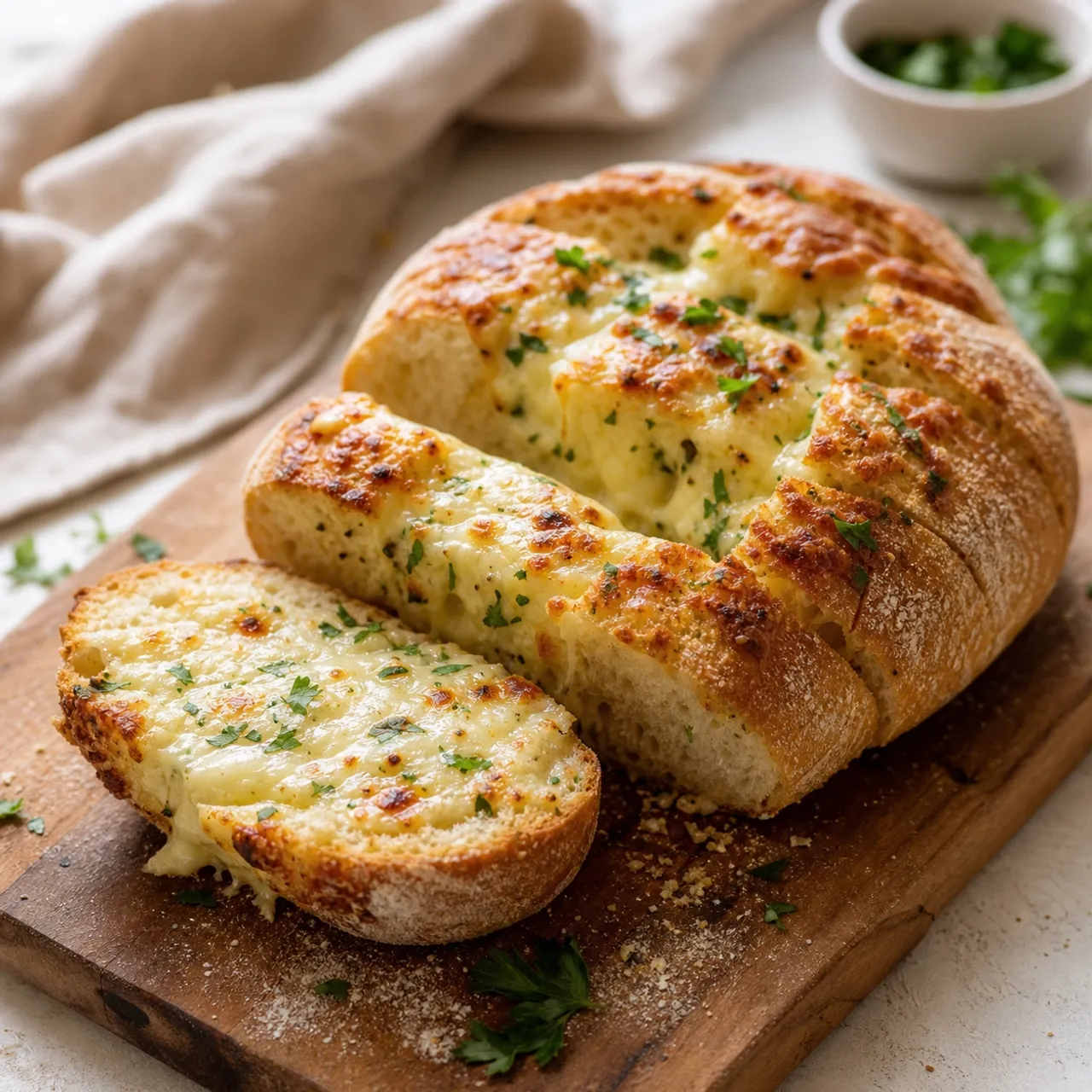 Cheesy Garlic Bread — Breads recipe