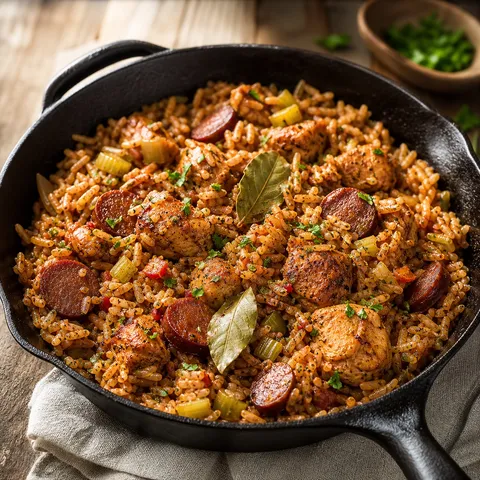 Chicken and Andouille Jambalaya — Cajun & Creole recipe
