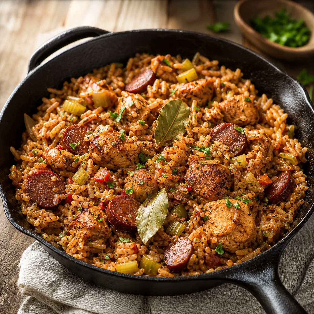 Chicken and Andouille Jambalaya — Cajun & Creole recipe