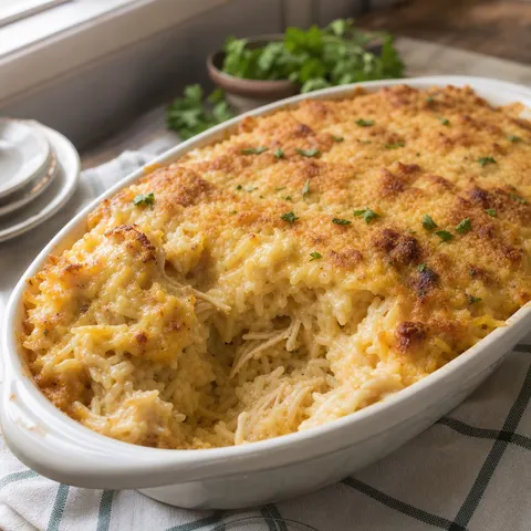 Chicken and Rice Casserole — Southern Soul Food recipe