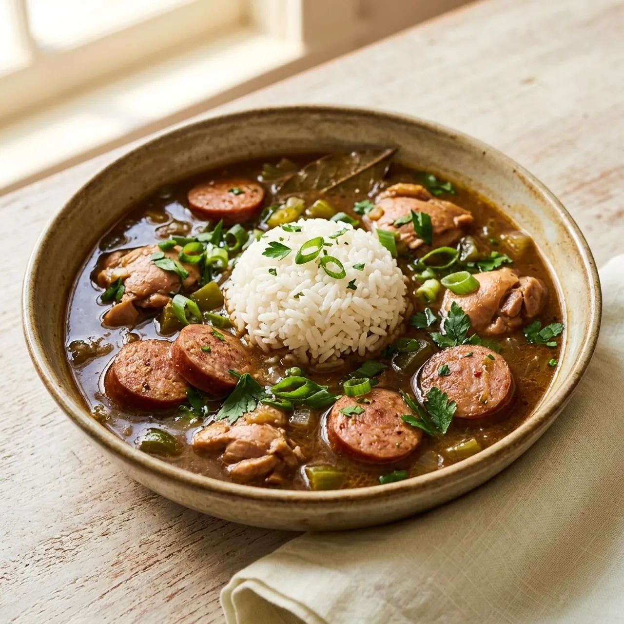 Chicken and Sausage Gumbo — Cajun & Creole recipe