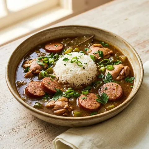 Chicken and Sausage Gumbo — Cajun & Creole recipe