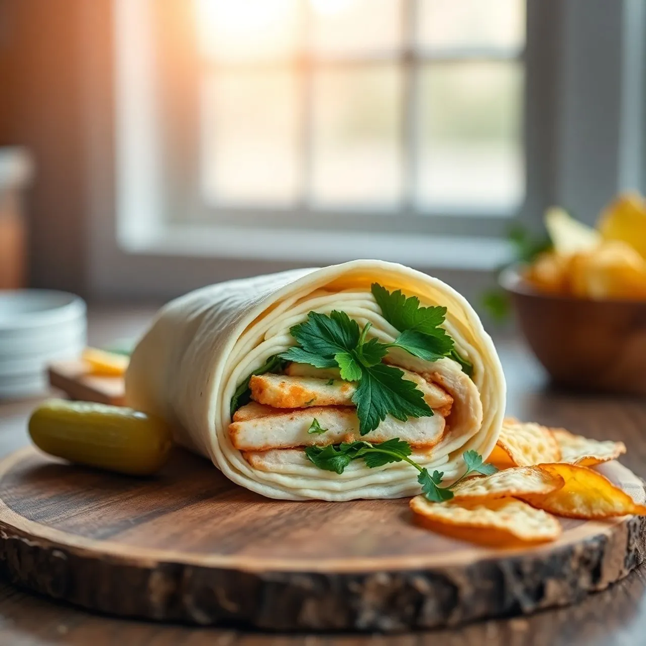Chicken Caesar Wrap — Sandwiches recipe