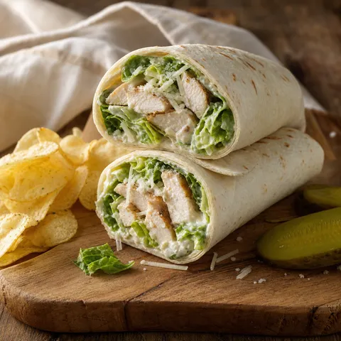 Chicken Caesar Wrap — Sandwiches recipe
