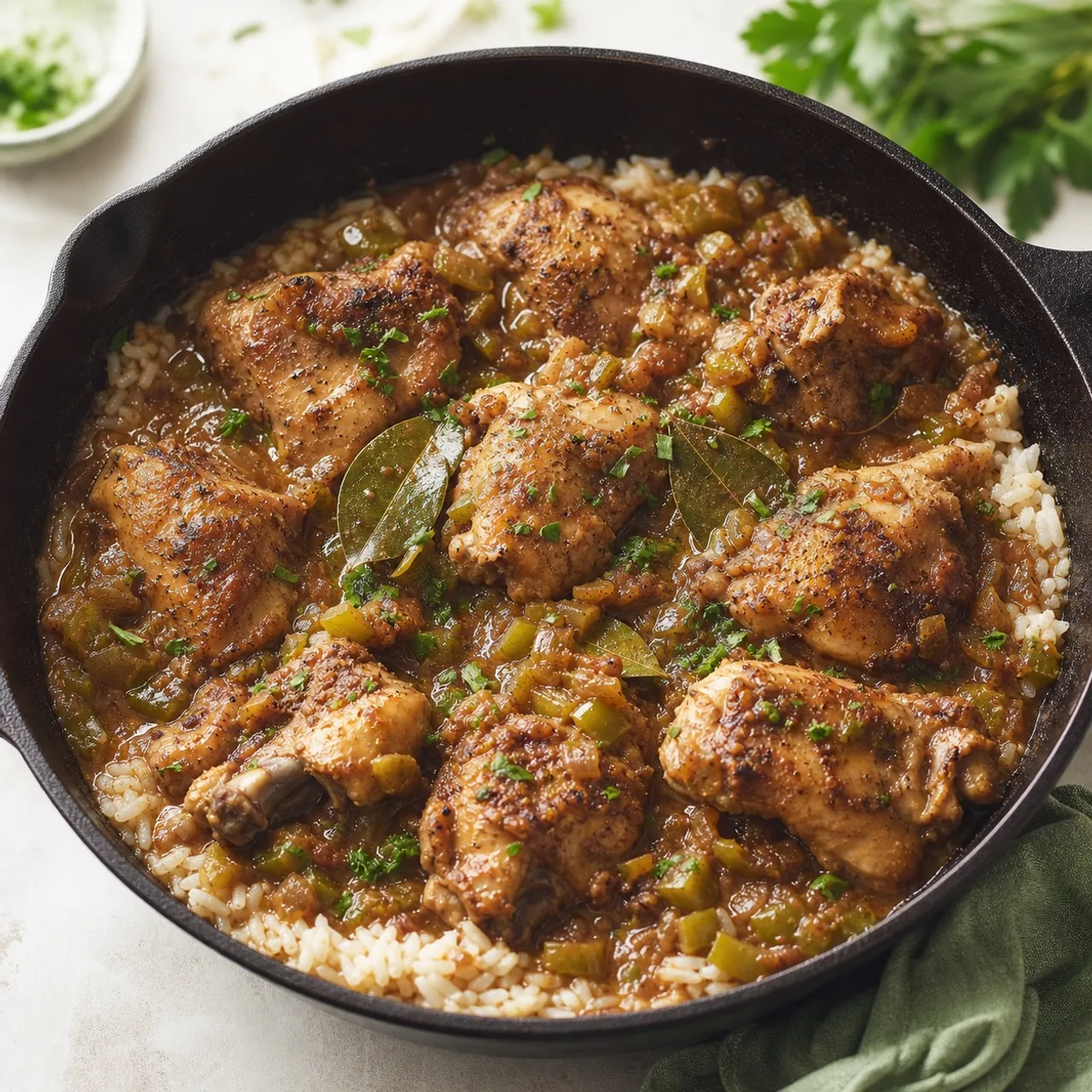 Chicken Fricassée — Cajun & Creole recipe