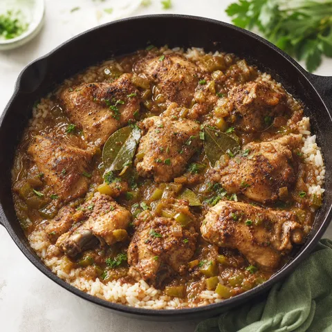 Chicken Fricassée — Cajun & Creole recipe