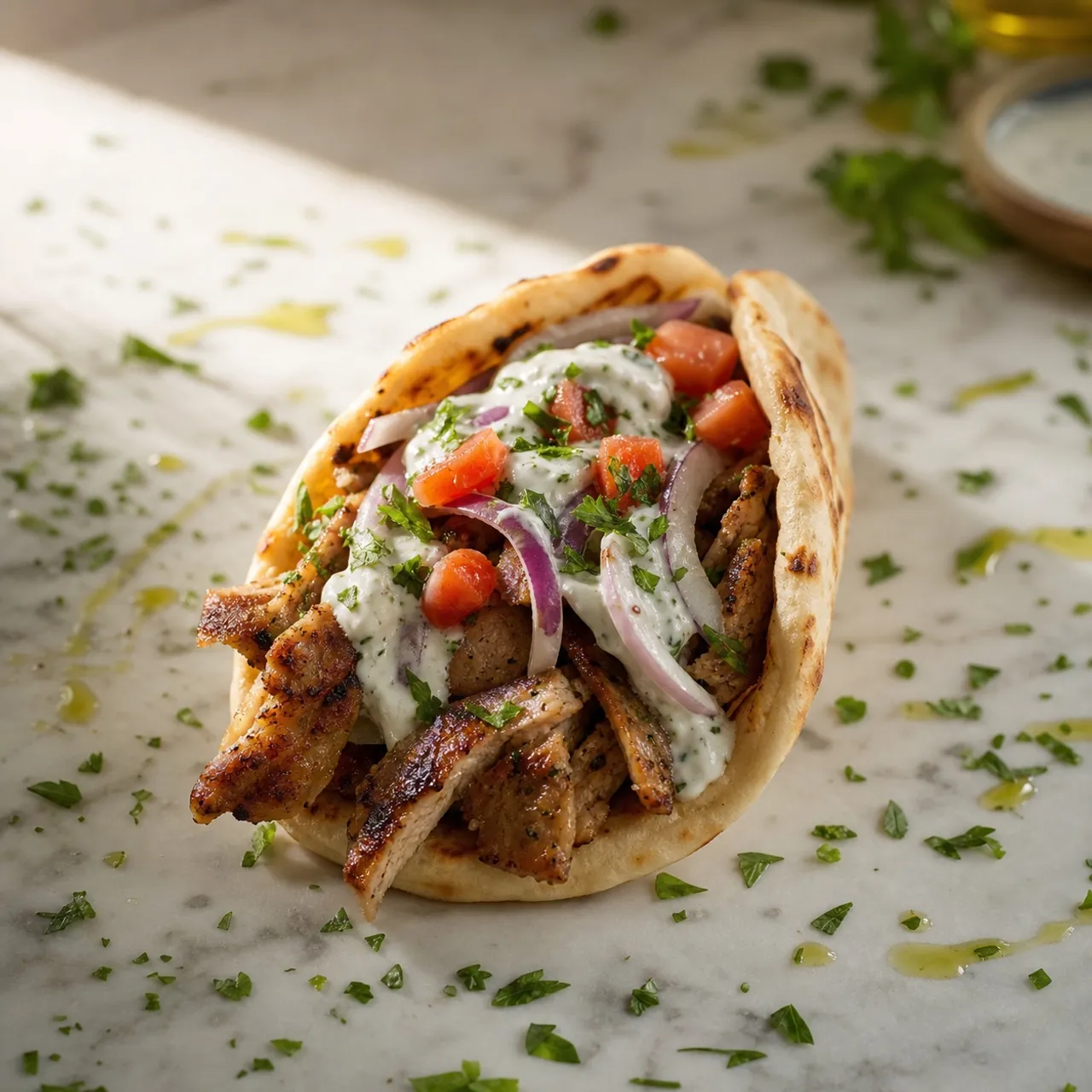 Chicken Gyro — Mediterranean recipe