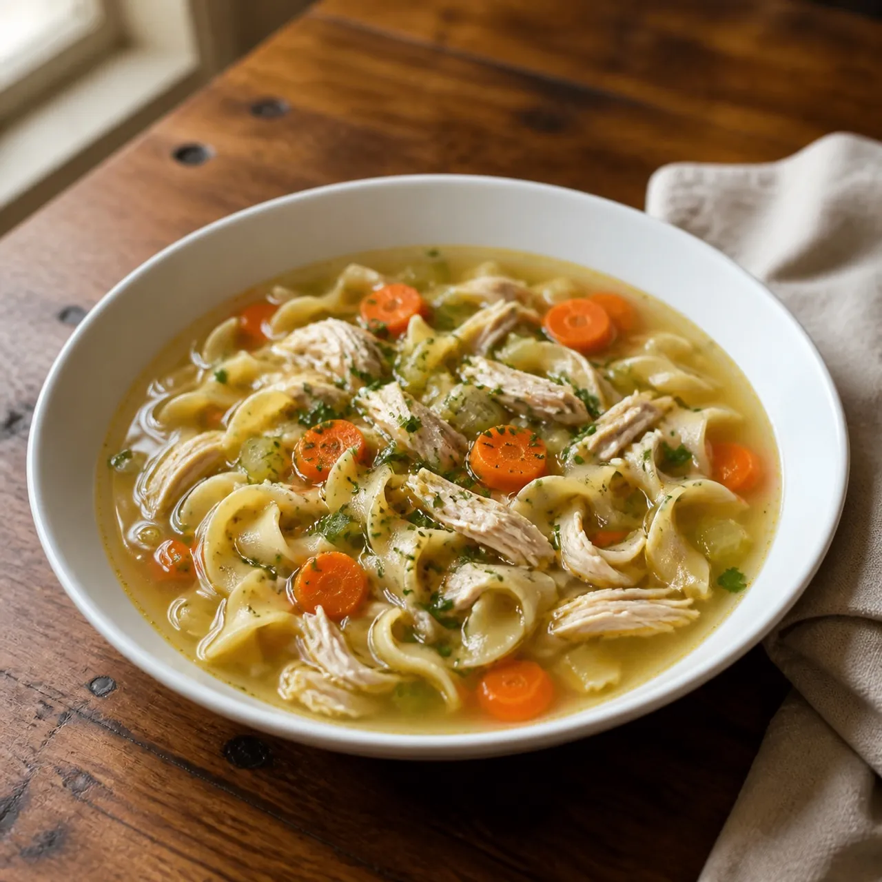 Chicken Noodle Soup — North American recipe