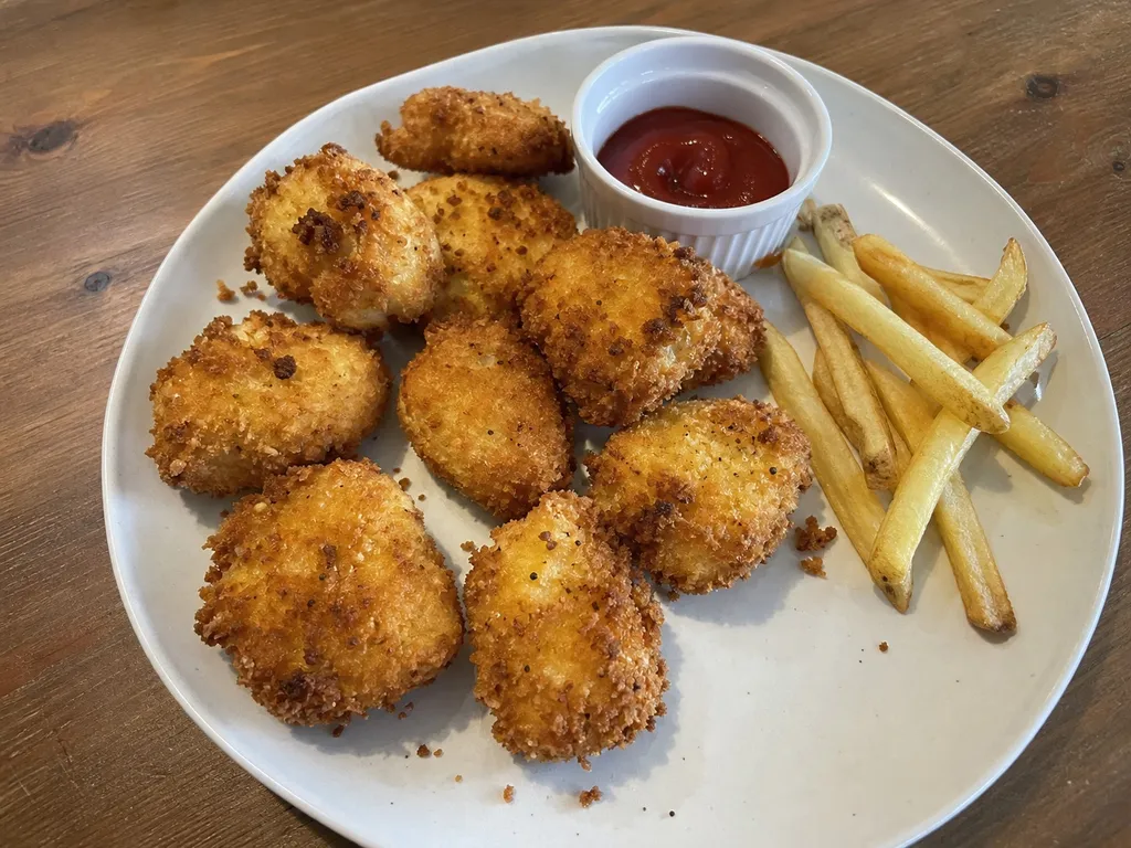 Chicken Nuggets — plated and served