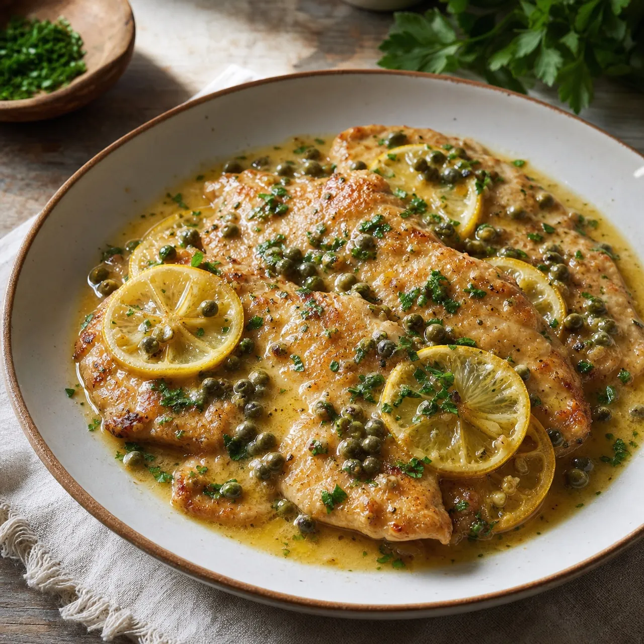 Chicken Piccata — Italian recipe