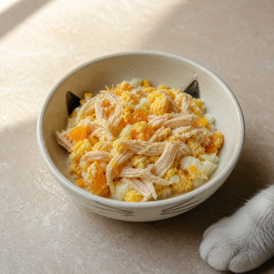 Chicken & Pumpkin Cat Dinner