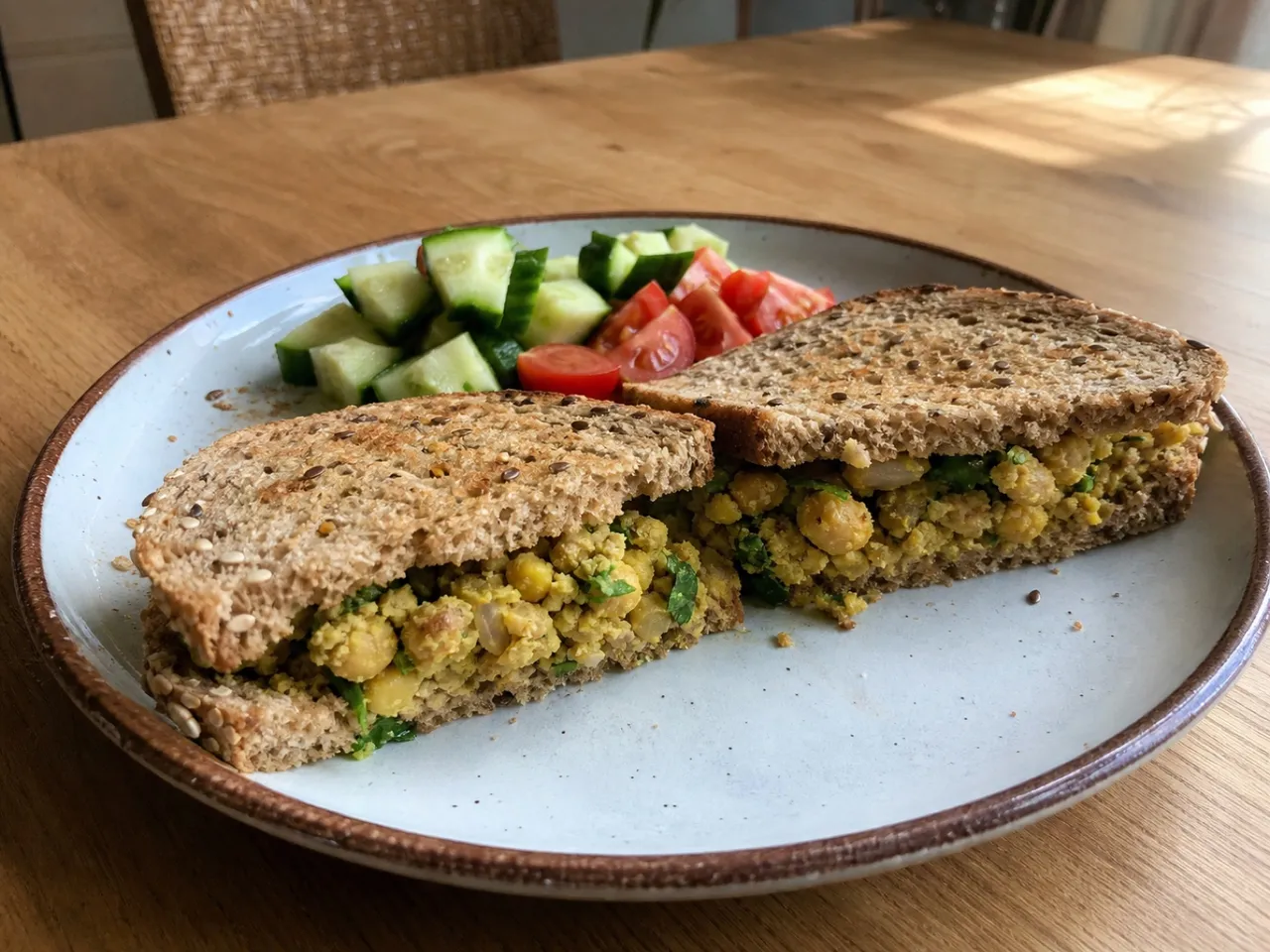Chicken Salad Wrap — served