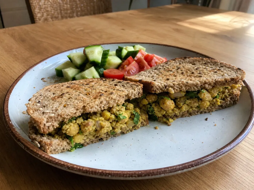Chicken Salad Wrap — plated and served